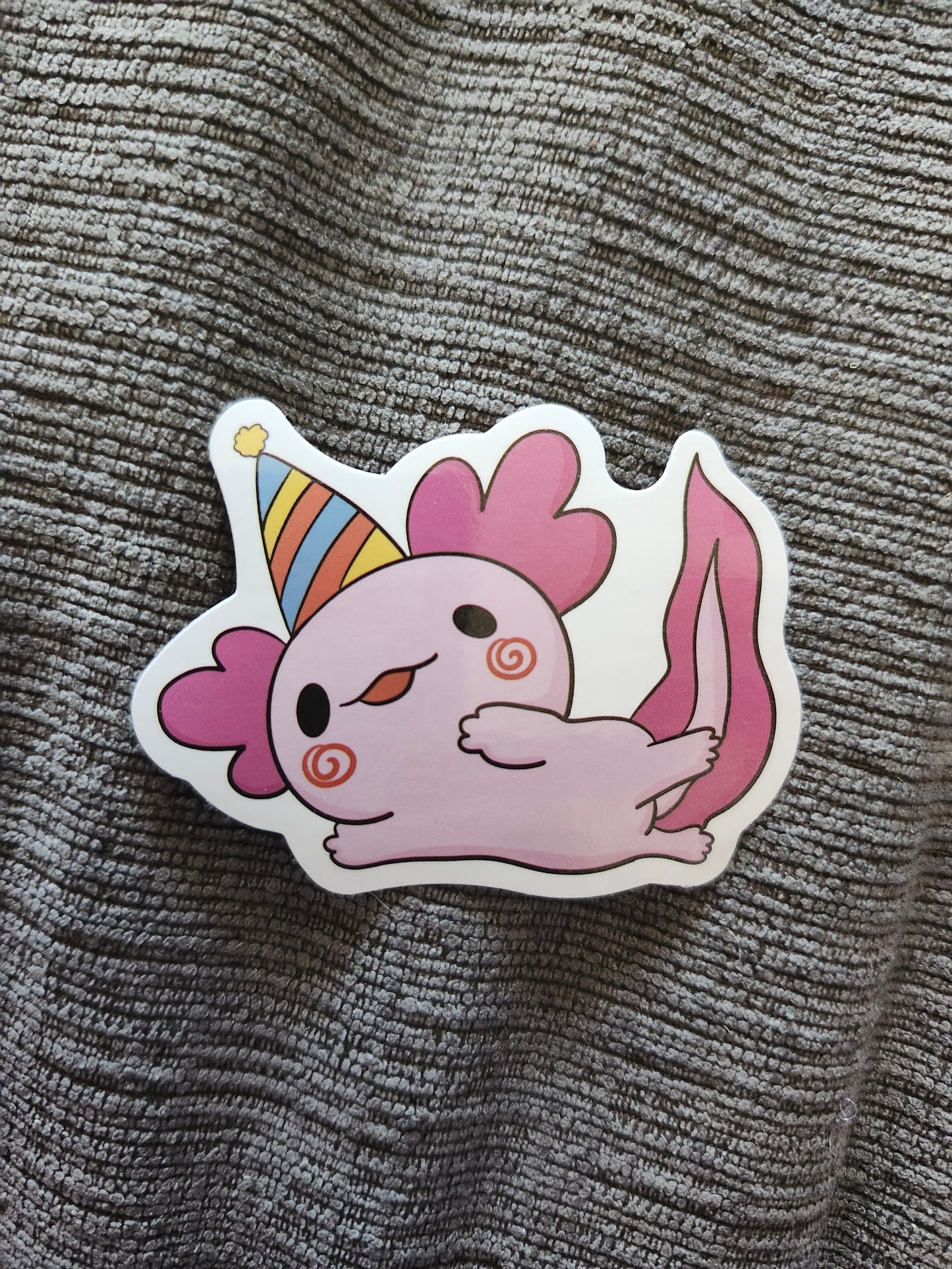 Happy Axolotl Sticker